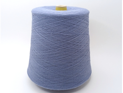 Бобинная пряжа  весовая полушерсть 32/2 100гр цвет 8285 джинс