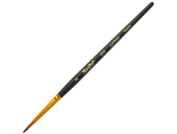 Roubloff: Кисть серии 1S15 №3 (синтетика круглая под колонок, короткая ручка)