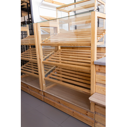 (ДРЛД-01) Хлебная витрина "SOLID" с 3-мя наклонными полками