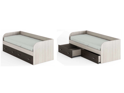 Кровать с ящиками "Ивушка"  (БР)