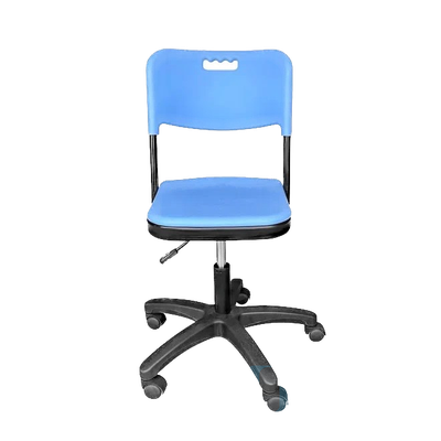 Стул ученический пластиковый на газлифте (опора пластик), ШС-19 (оранжевый)