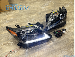 Фары Lexus LX 570 12-15 LED Anniversary черные