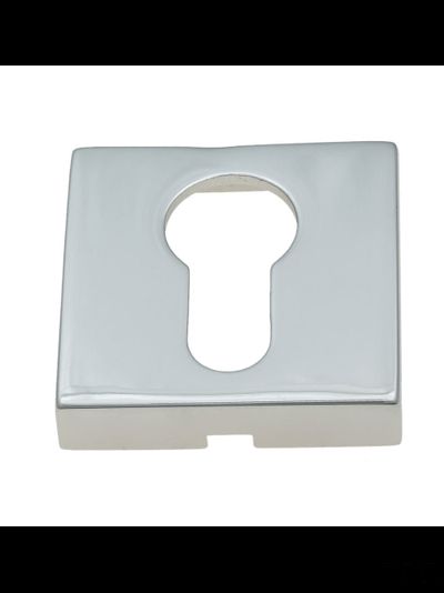 Накладка под цилиндр на квадратном основании Fratelli Cattini CYL 8-PC полированный хром 2 шт.