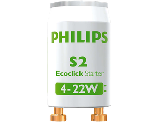 Стартер Philips S2 4-22w 220-240v 110-130v 4/6/8/18w