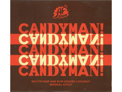 Candyman Multisugar and rum-soaked coconut Imperial Stout 10% 30 IBU 0.33л (360) AF Brew в банке