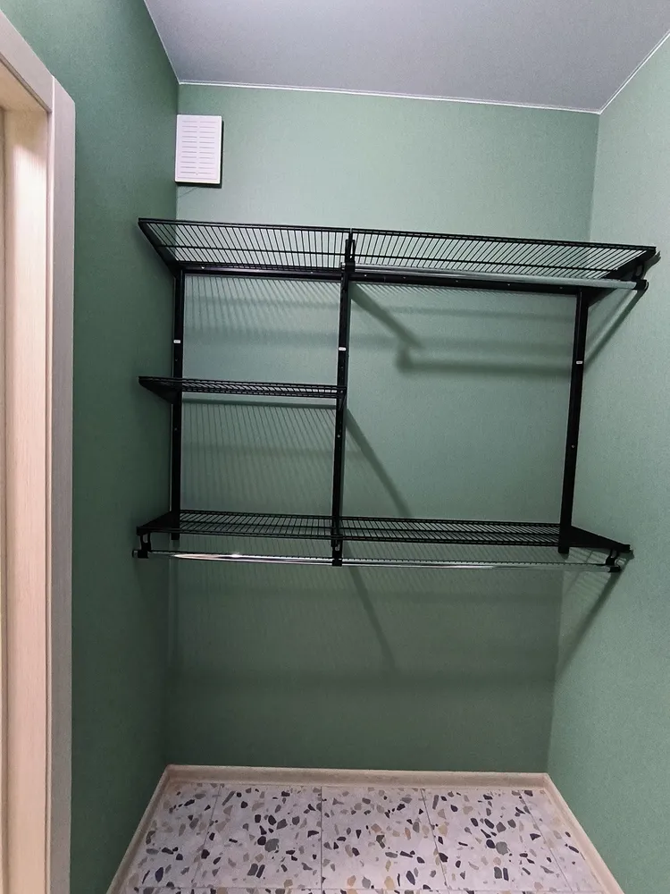 Установка гардеробной системы