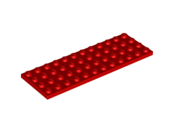Plate 4 x 12, Red (3029 / 302921 / 4514717)