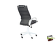 Кресло компьютерное Квест white ультра к.з черный