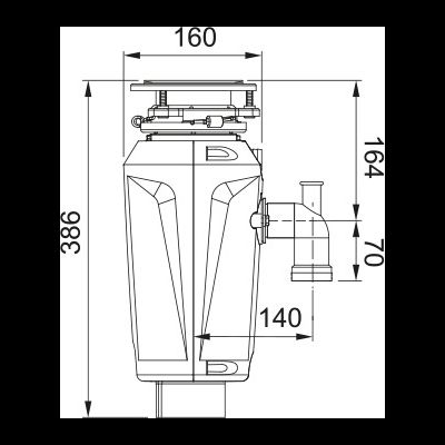 Измельчитель пищевых отходов Franke SLIM 125