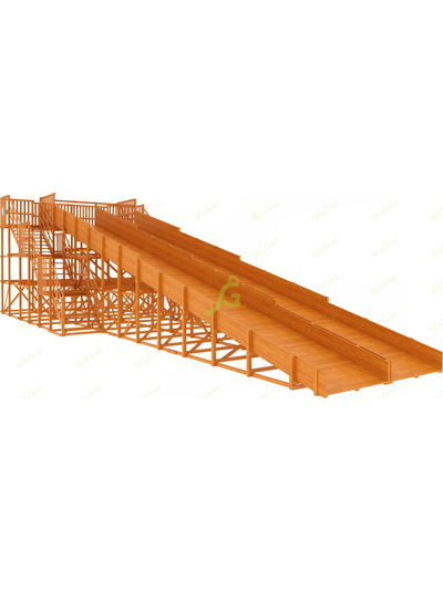Зимняя горка IgraGrad Snow Fox, скат 18 м мод.1