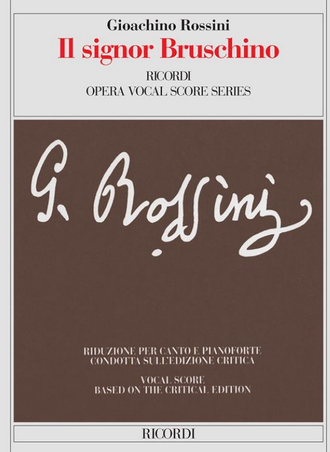 Rossini, Gioacchino Il signor Bruschino Klavierauszug broschiert (it/en)