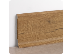 Плинтус VILO Linela 402 Дуб Гамильтон с мягким краем - стильное решение для вашего интерьера