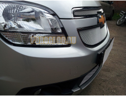 Защита радиатора Chevrolet Orlando chrome середина