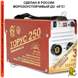 Инвертор сварочный ТОРУС-250 ЭКСТРА