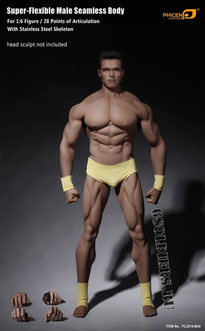 Конан-варвар, Арнольд Шварценеггер (Лимитированный выпуск, всего 300 шт. на весь мир) - Коллекционная ФИГУРКА 1/6 scale Conan the Barbarian, Arnold Schwarzenegger (LIMITED EDITION 300 pcs) (MC01-2019 + MC01-HEAD + PL2016-M35) - Kaustic Plastik