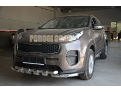 Защита переднего бампера G d60/60 для Kia Sportage (2015-2018)