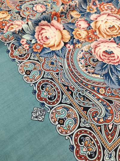 Павловопосадский платок Мчится тройка 1896-12