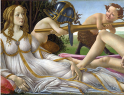 Картина обогреватель, репродукция Сандро Боттичелли Венера и Марс