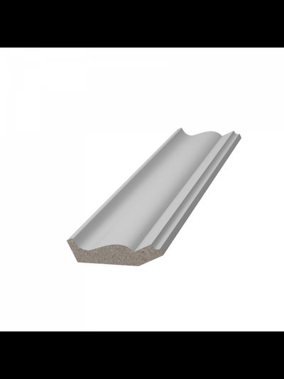 Потолочный карниз Ultrawood CR0025, из ЛДФ-декора, под покраску, 2.44 м.