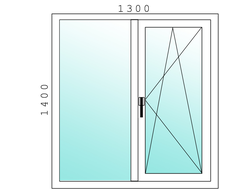 Окно 1300х1400 ЗАКАЗАТЬ