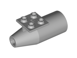 Engine, Smooth Large, 2 x 2 Thin Top Plate with Light Bluish Gray Center 4868b / 486950, Light Bluish Gray (4868bc01)