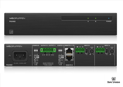 LAB.GRUPPEN FA2402 - усилитель инсталляционный, 2 канала,  4/8Ом, 70/100 B