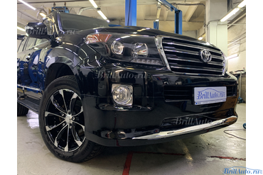 Рестайлинг Land Cruiser из 2008 в 2014 Brownstone + обвес Modellista