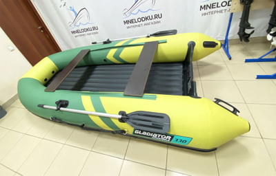 Моторная лодка GLADIATOR E330S зелено-оливковый - MNELODKU.RU