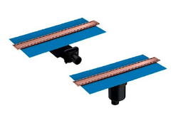 Душевой трап Vitra Eco-Flow, 40 см, DK 100, горизонтальный сифон 60 мм, медь, 59980551000