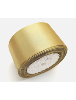 Лента атласная 50 мм, цвет бежевый арт. 104