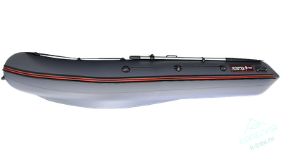 Лодка ПВХ Hunterboat Хантер Классика 390New2022 Серая