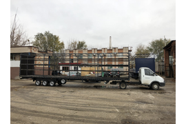 ГАЗ .СЕДЕЛЬНЫЙ ТЯГАЧ С ПОЛУПРИЦЕПОМ