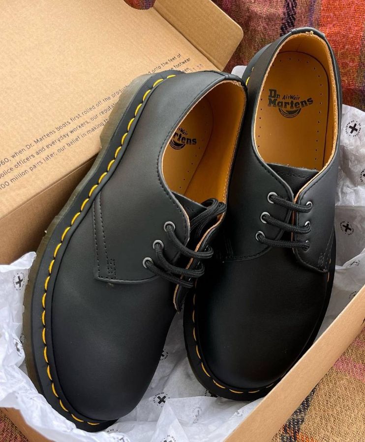 Dr. Martens 1461 Smooth Hf черные