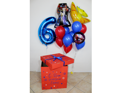 Коробка-сюрприз для мальчика" МИКС Динозавры и Супергерои"