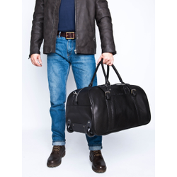 Дорожная сумка на колесах Firenze Premium black (арт. 
4042-51)