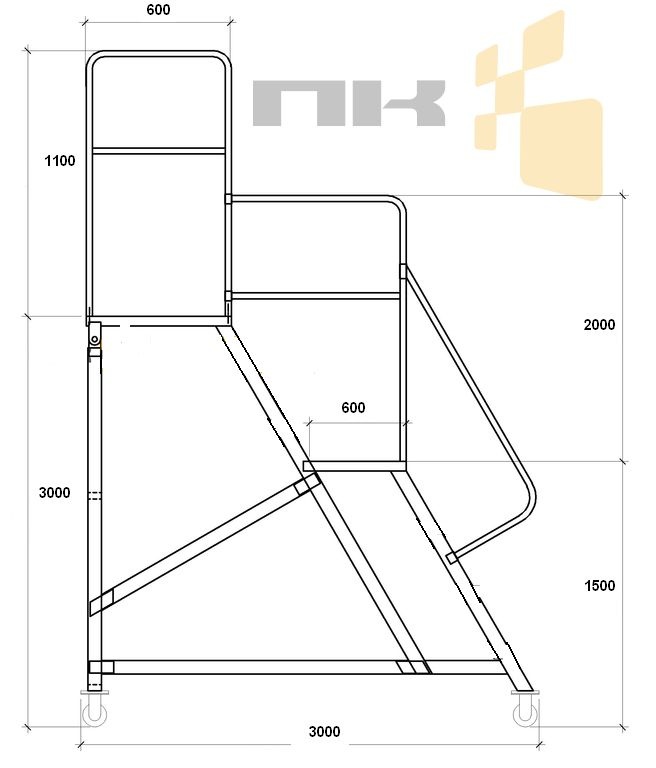 Чертеж досмотровая площадка для автомобильного транспорта