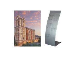 РЕКЛАМА НА СТОЙКАХ В ЭЛИТНЫХ ДОМАХ