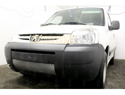 Защита радиатора Peugeot Partner I (рестайлинг) 2002-2012 chrome низ