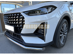 Защита переднего бампера Папа Тюнинг d60 для JETOUR X70 Plus 2023-