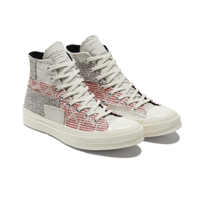 Мужские белые высокие Кеды Converse Chuck 70 Patchwork 170059C