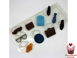 Форма пластик Ассорти Мужской набор