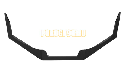 Передний силовой бампер серии Туризм на Газель 4х4 1994- (02.004.01)