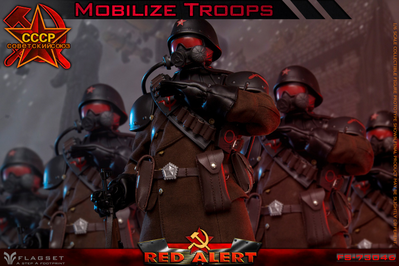 Советский призывник (Conscript, Red Alert 2) - КОЛЛЕКЦИОННАЯ ФИГУРКА 1/6 RED ALERT (FS-73046) - FLAGSET