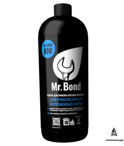 Mr.Bond Cleaner 808 Реагент для очистки сильно загрязненных систем отопления