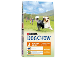 Сухой корм Dog Chow для взрослых собак старше 5 лет с ягненком 14 кг