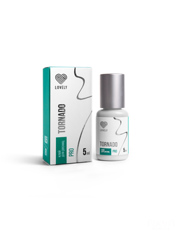 Lovely Клей черный "Tornado" для наращивания ресниц, 5 мл | Лавли Торнадо