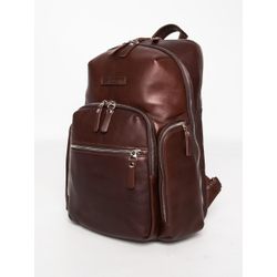 Кожаный рюкзак Bertario Premium brown (арт. 3102-53)