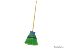Метла Filmop Verde для уборки вне помещений (с деревянной ручкой 110 см)
