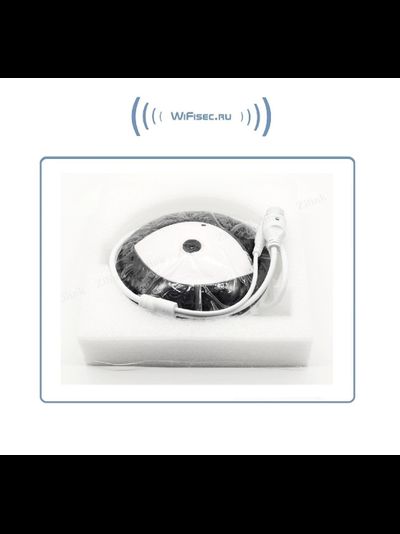 Cobell_SS. Потолочная - настенная WiFi/LAN видеокамера панорамная с DVR(fish_VRcam_eye), 960P HD