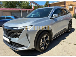 Защита переднего бампера Папа Тюнинг d42 для Geely Atlas 2023-